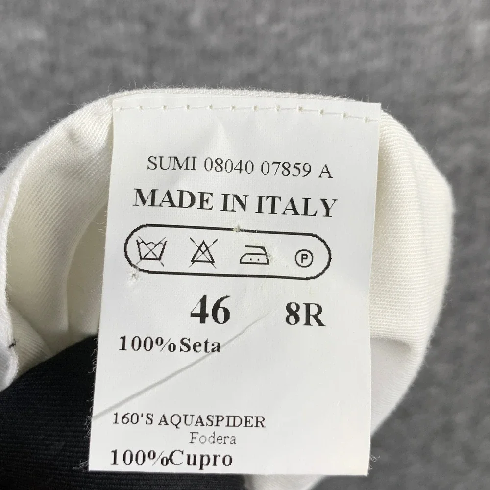 Isaia Napoli Dress Pants Men 30x29 Black Side Straps Trousers Silk Old Money